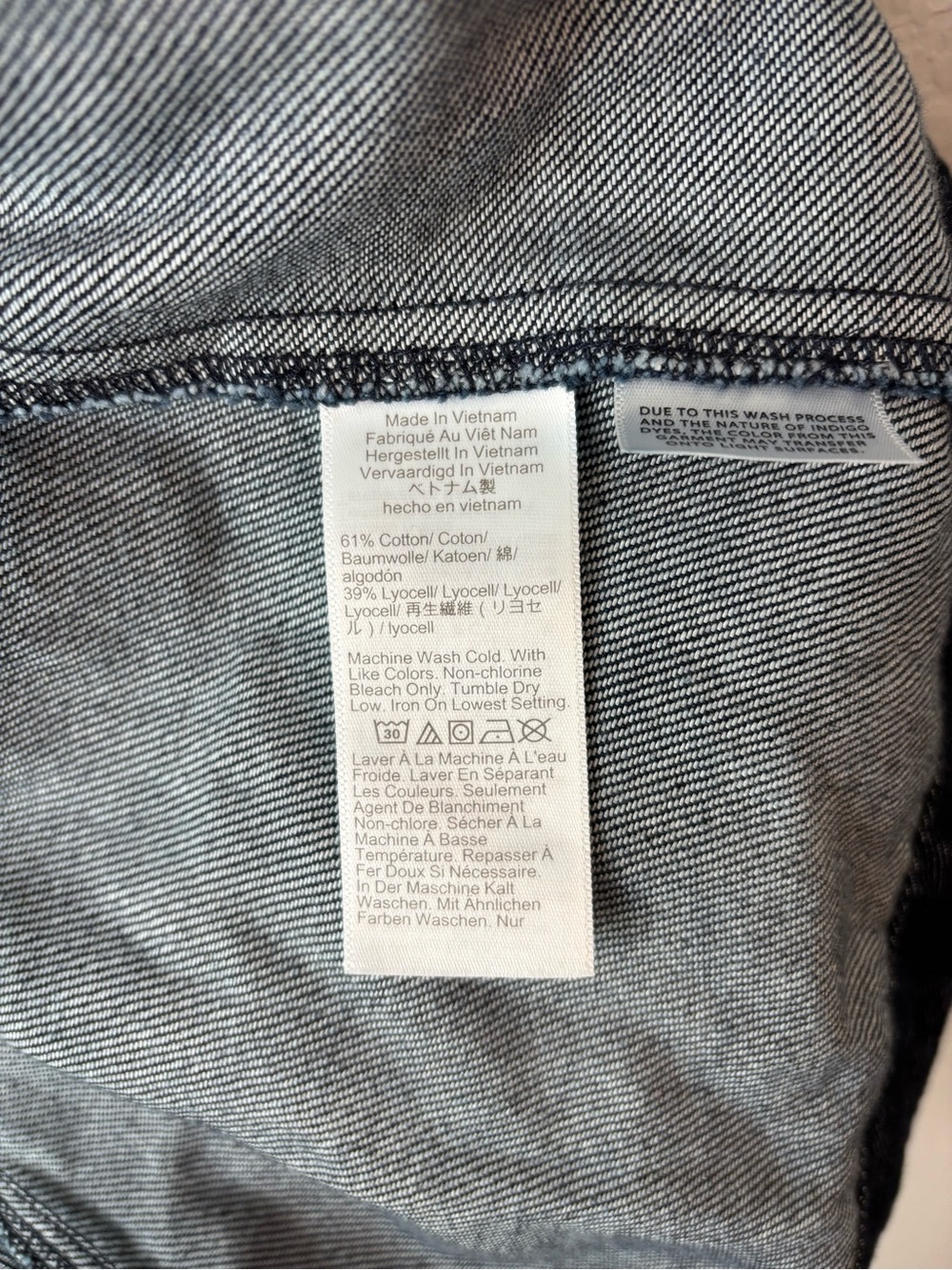 NWT Madewell Airy Denim Circle Mini Dress Rinse Wash Fit & Flare Size Medium - Picture 11 of 11